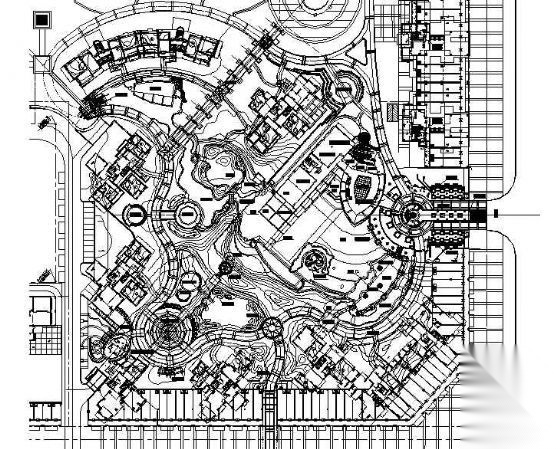 深圳小区全套景观设计施工图施工图下载【ID:161119193】