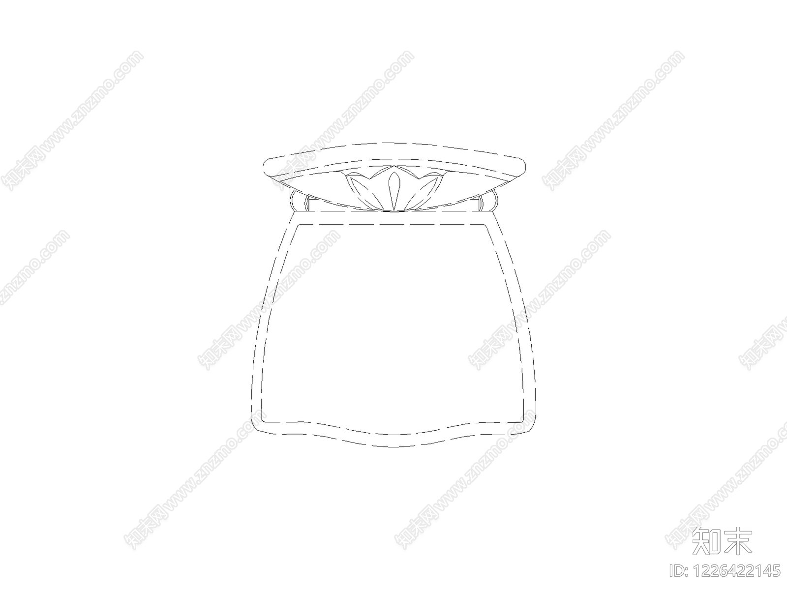 雕花cad施工图下载【ID:1226422145】