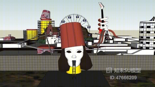 儿童娱乐室SU模型下载【ID:47666209】
