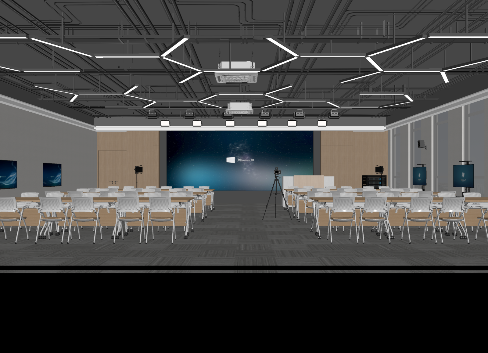 现代会议室3D模型下载【ID:1214571885】
