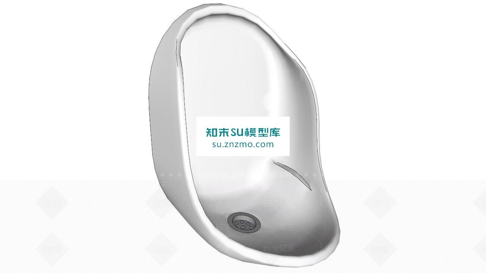 小便斗SU模型下载【ID:172531207】