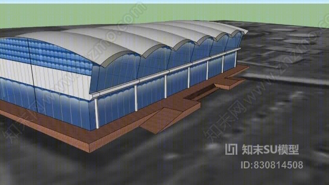 开罗机场1号航站楼3号航站楼SU模型下载【ID:830814508】