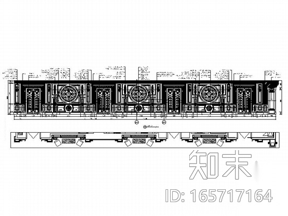 [无锡]奢华宫殿夜总会室内装修图（含效果）cad施工图下载【ID:165717164】