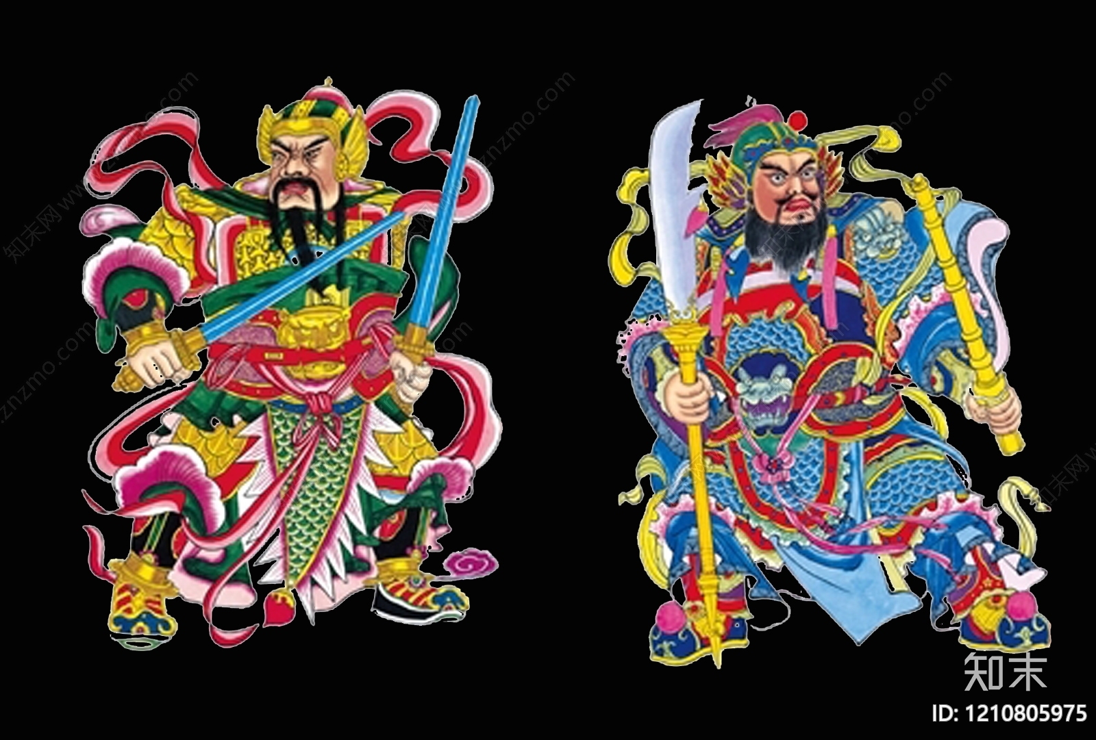 传统纹样贴图下载【ID:1210805975】