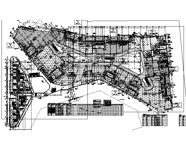 [福建]高层玻璃幕墙办公商业综合体建筑施工图（含全专...cad施工图下载【ID:149954134】