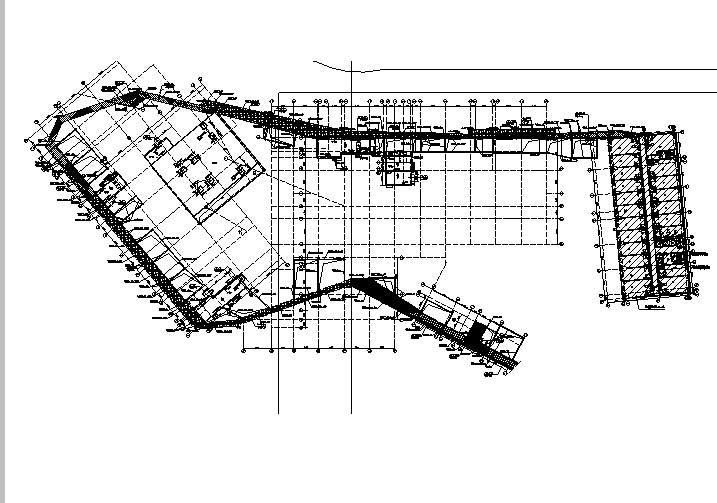 [福建]高层玻璃幕墙办公商业综合体建筑施工图（含全专...cad施工图下载【ID:149954134】