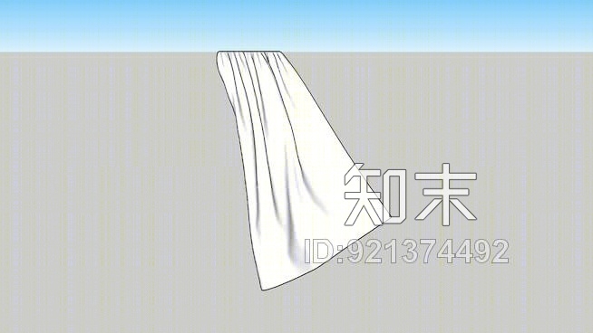 幕帘SU模型下载【ID:921374492】
