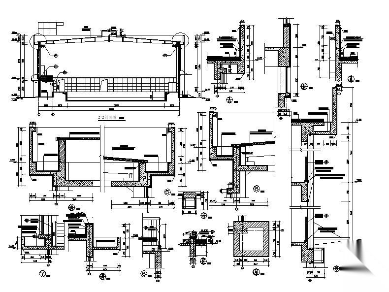 [浙江]三层石漆外墙室内游泳馆建筑施工图（含能耗计算书...cad施工图下载【ID:151671155】