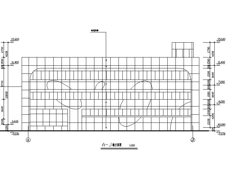 [浙江]三层石漆外墙室内游泳馆建筑施工图（含能耗计算书...cad施工图下载【ID:165740197】