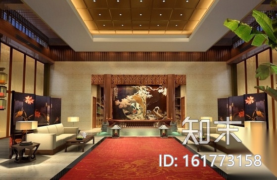 [江苏]中国八大菜系之一酒楼全套施工图（含效果）施工图下载【ID:161773158】