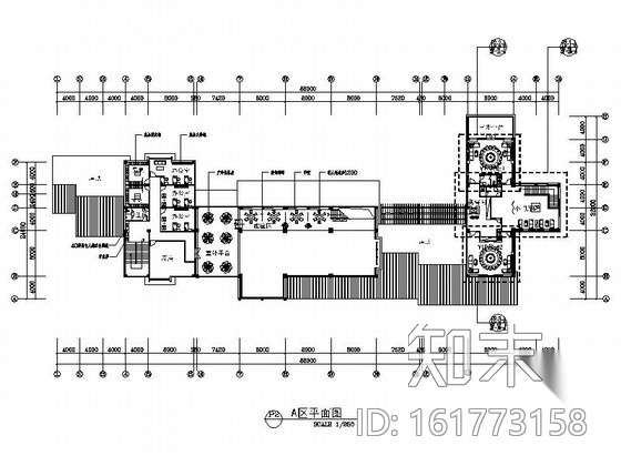 [江苏]中国八大菜系之一酒楼全套施工图（含效果）施工图下载【ID:161773158】