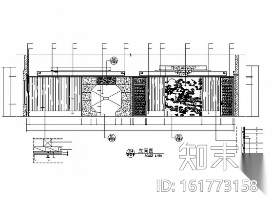 [江苏]中国八大菜系之一酒楼全套施工图（含效果）施工图下载【ID:161773158】