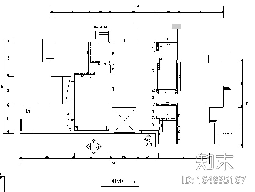 银都花园家装设计完整施工图（附效果图）cad施工图下载【ID:164835167】