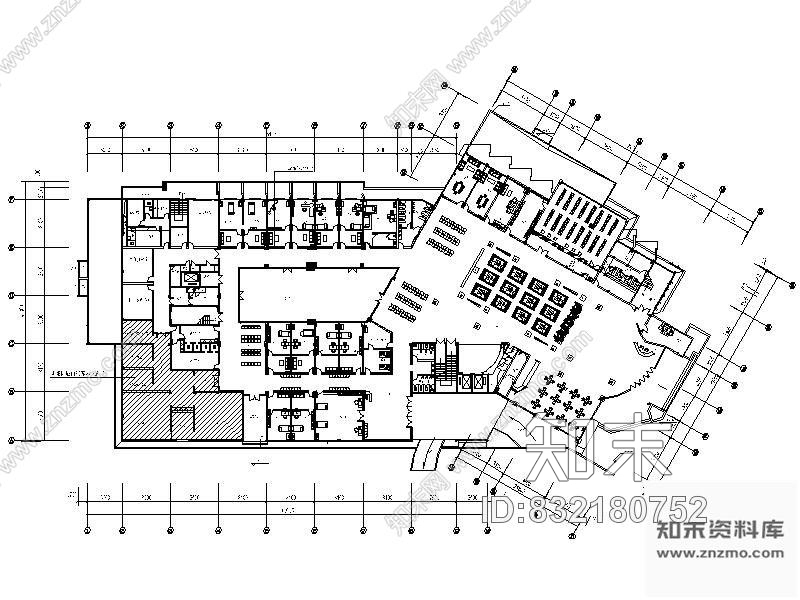 图块/节点某医院平面图cad施工图下载【ID:832180752】