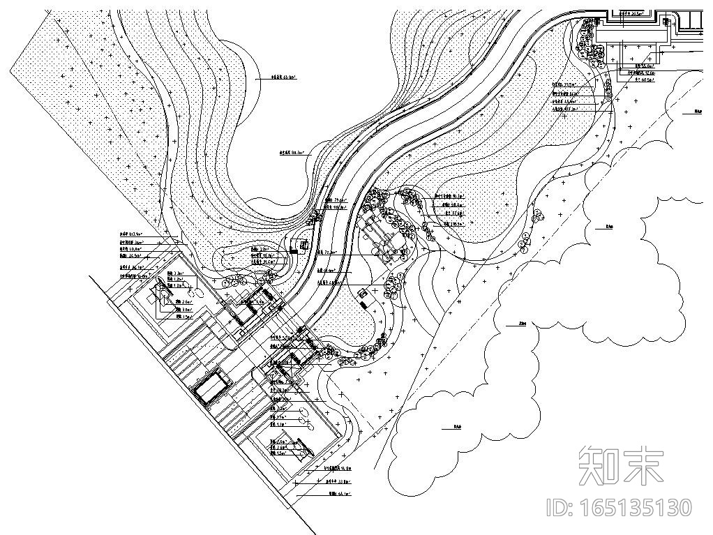 [重庆]九里晴川示范区植物配置施工图设计（CAD）施工图下载【ID:165135130】