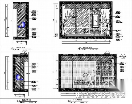 [山东]日照某地产公司办公空间装修图施工图下载【ID:967181092】