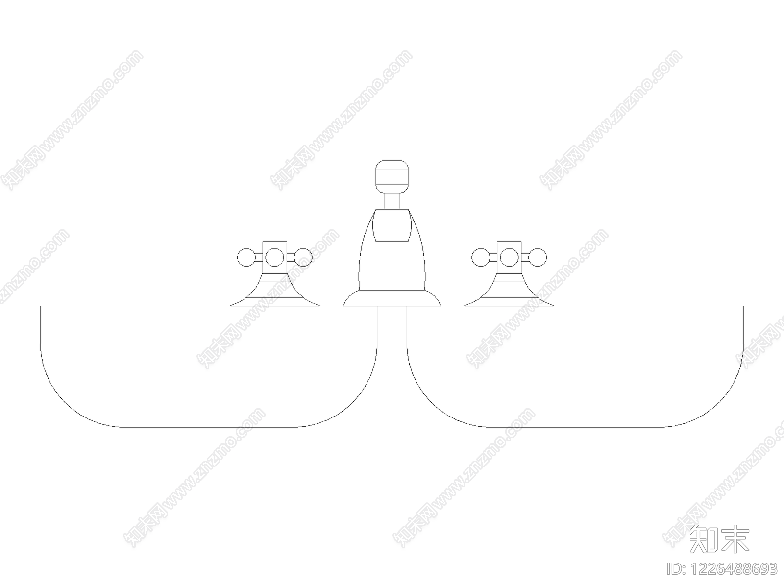 五金管件cad施工图下载【ID:1226488693】