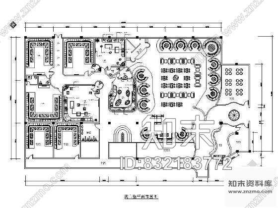 歌厅平面布置图cad施工图下载【ID:832183772】