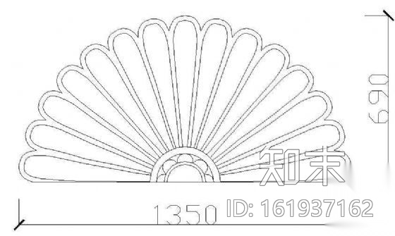 花饰浮雕施工图下载【ID:161937162】