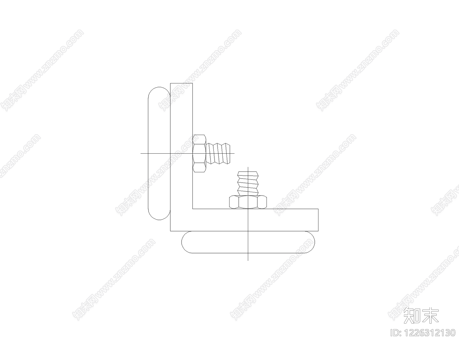 五金管件cad施工图下载【ID:1226312130】