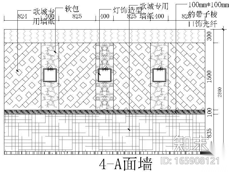 某KTV歌城设计装修施工图cad施工图下载【ID:165908121】