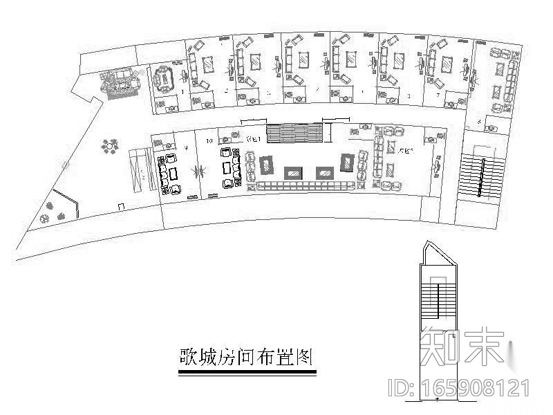 某KTV歌城设计装修施工图cad施工图下载【ID:165908121】