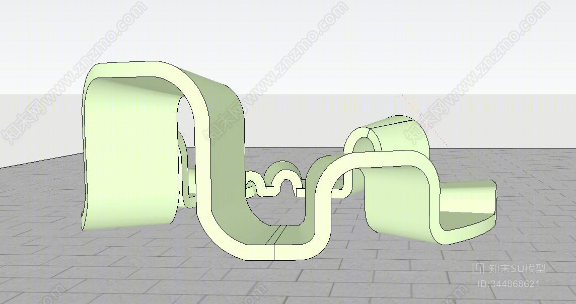 现代公园小品SU模型下载【ID:344868621】