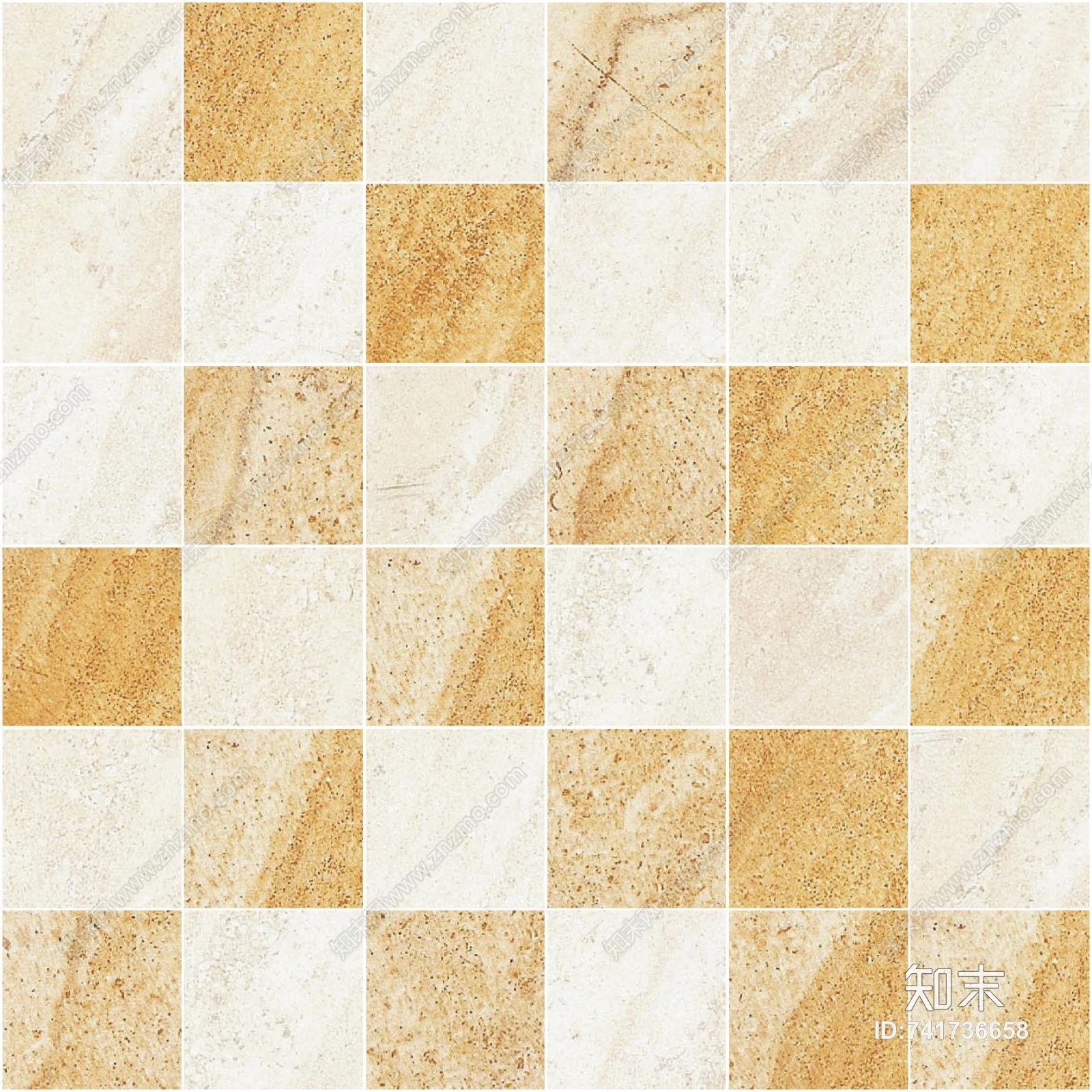 砂岩双色拼花高清图贴图下载【ID:741736658】