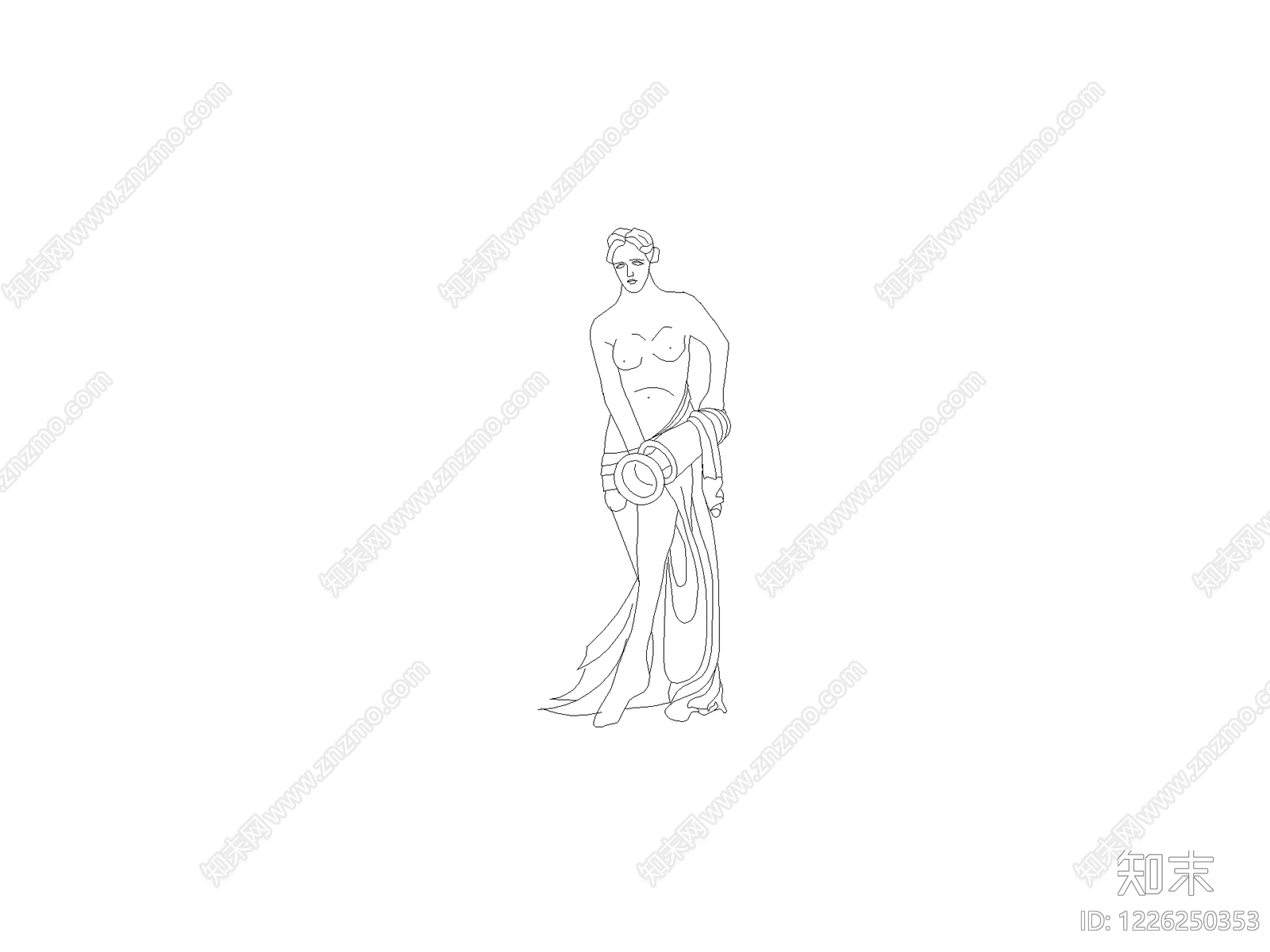 人物cad施工图下载【ID:1226250353】