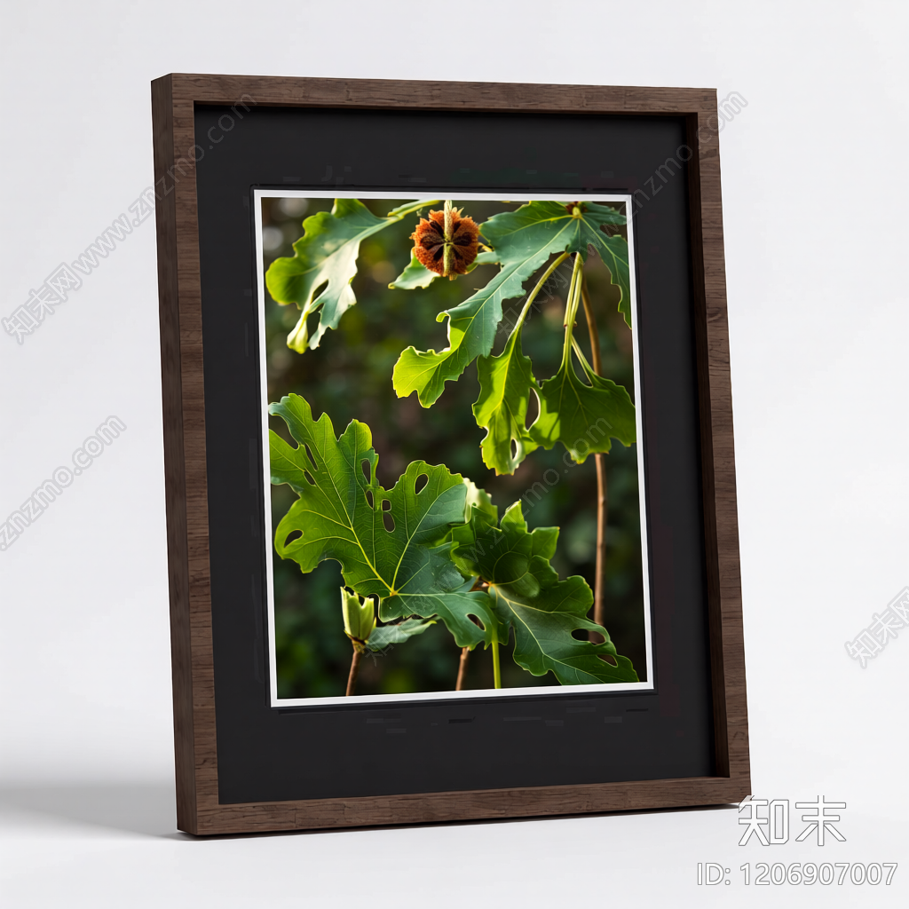 木质画框装饰画3D模型下载【ID:1206907007】