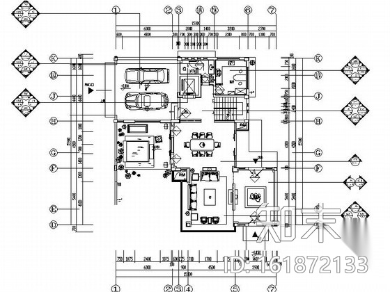 [四川]新中式三层别墅室内装修设计施工图（含效果）施工图下载【ID:161872133】