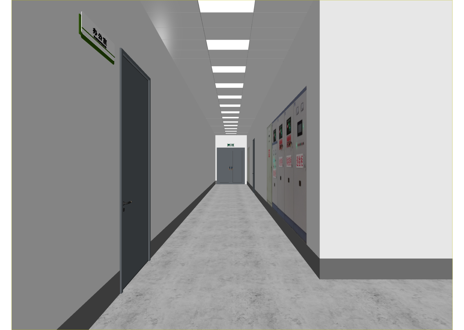 现代走廊3D模型下载【ID:1214570571】