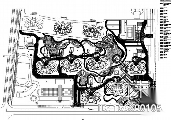 北京某小区规划方案cad施工图下载【ID:166800105】