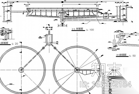 某城市污水处理厂全套设计图（带计算说明书）施工图下载【ID:165172184】