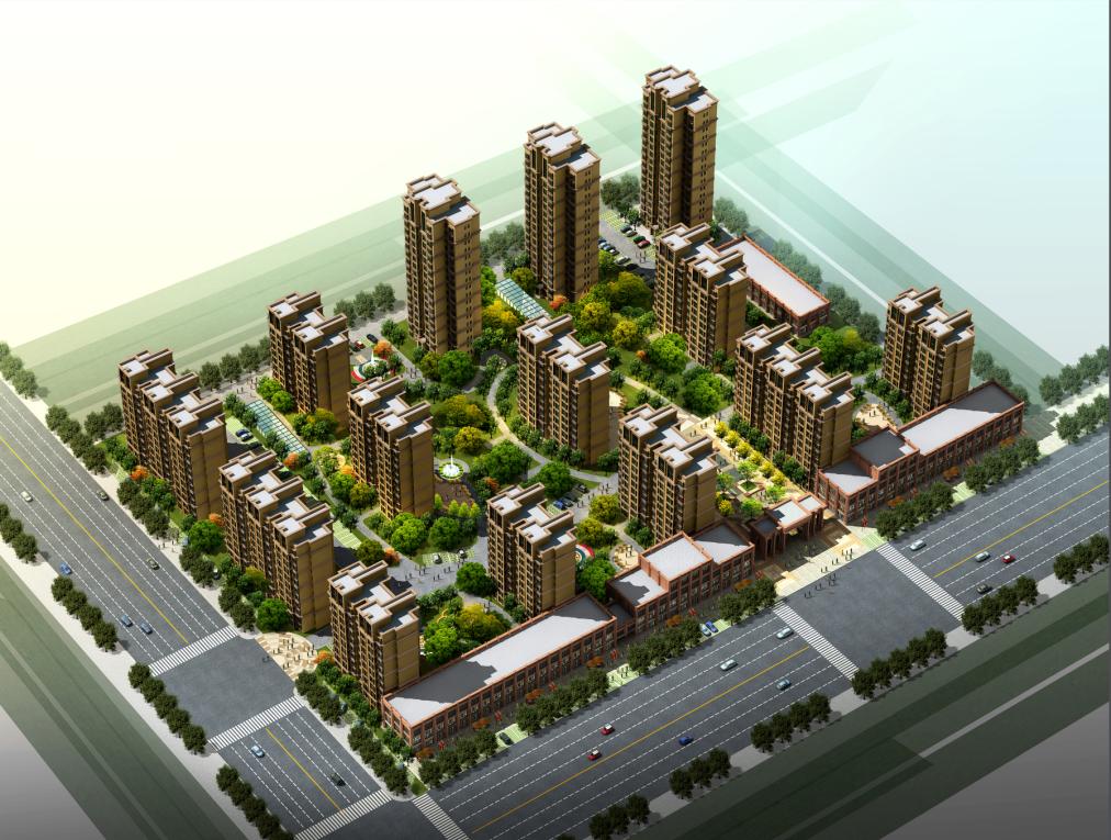 [新疆]11层剪力墙结构住宅建筑施工图（含效果图）cad施工图下载【ID:167534154】