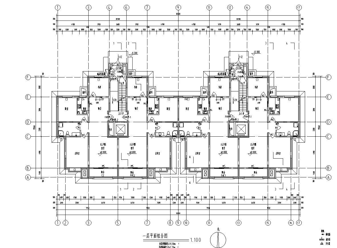 [新疆]11层剪力墙结构住宅建筑施工图（含效果图）cad施工图下载【ID:149778137】