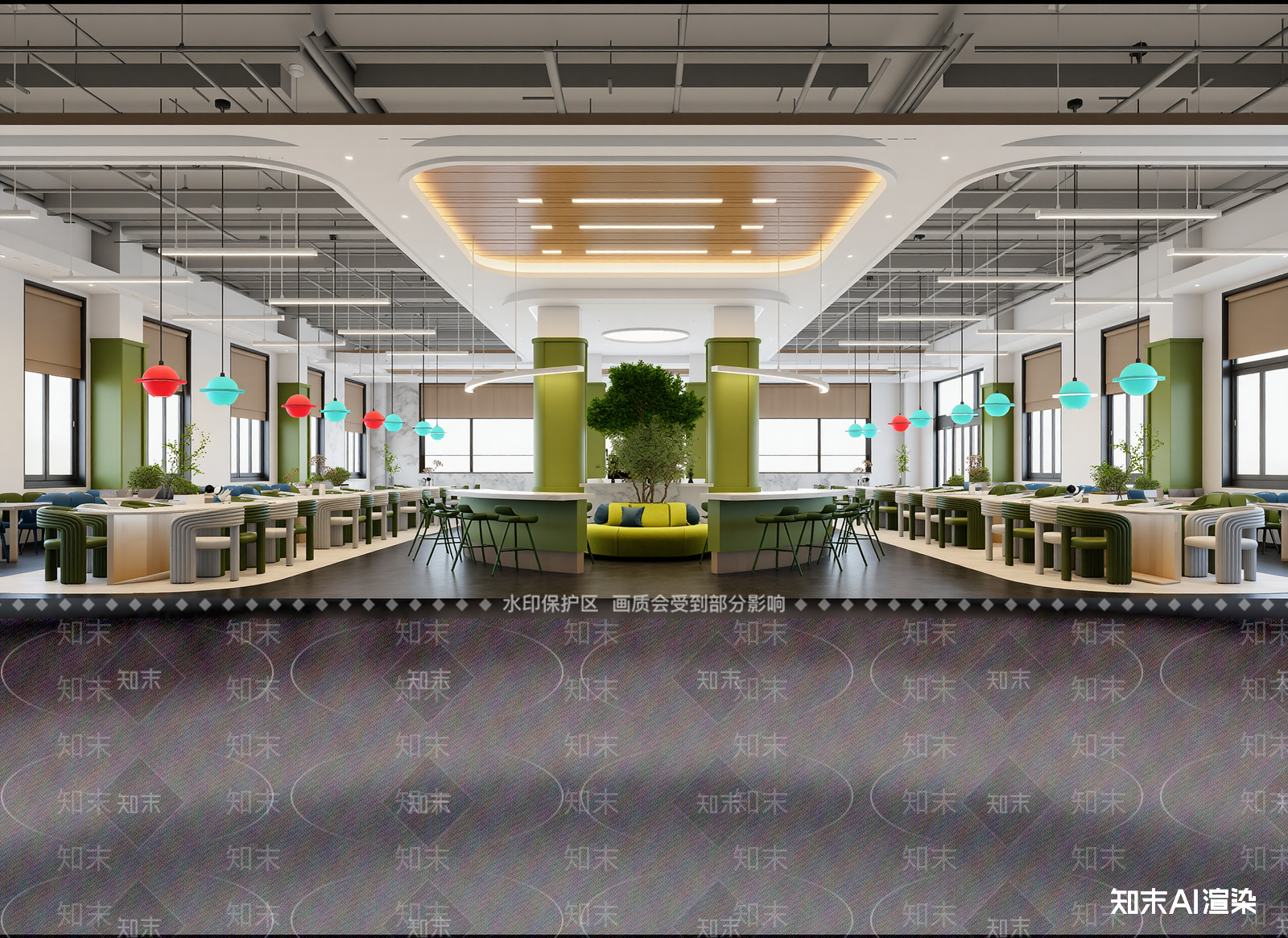 现代咖啡厅3D模型下载【ID:1214313889】