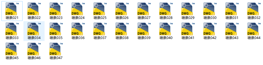 47套喷水涌泉CAD施工图（21-47）施工图下载【ID:165773137】
