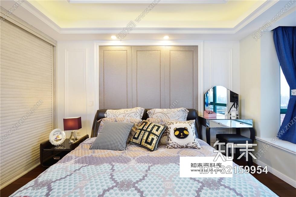 132平方三室两厅北欧小清新风格室内装修施工图含实景施工图下载【ID:732159954】