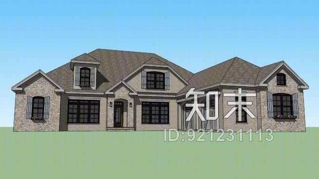 “杜鹃花”——大家庭之家SU模型下载【ID:921231113】