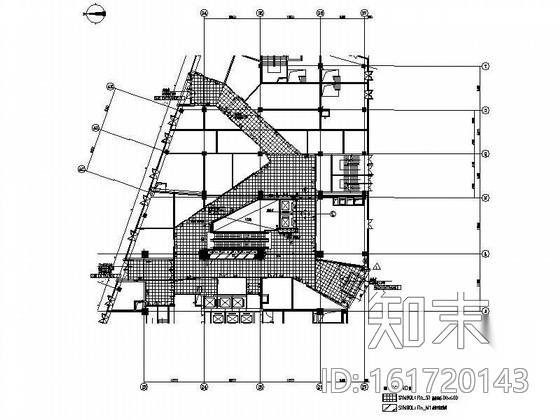 [烟台]某商场大堂公共空间装修图cad施工图下载【ID:161720143】