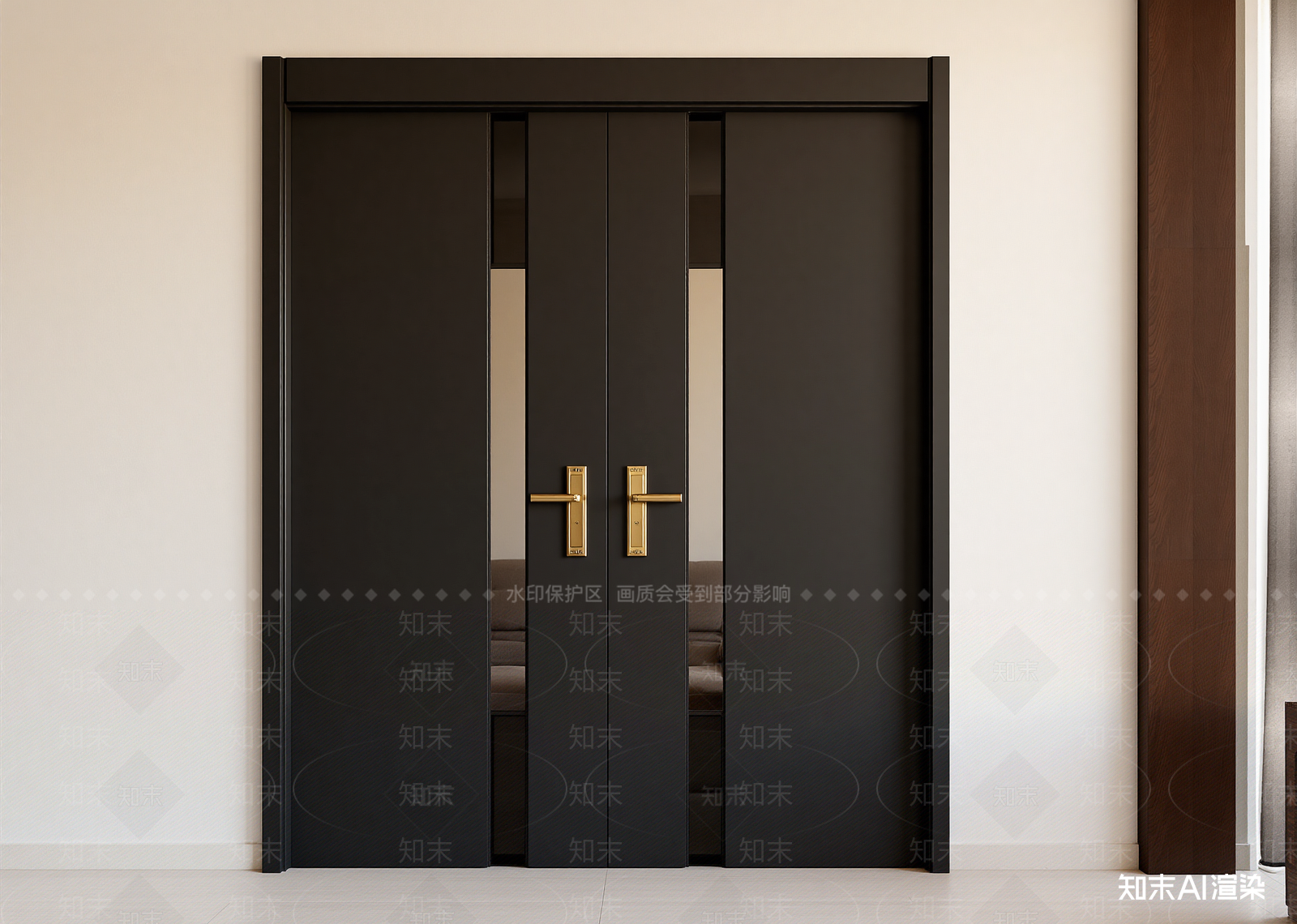 新中式门组合3D模型下载【ID:1214758041】