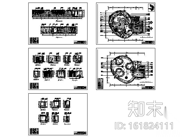 KTV特大包房装修图cad施工图下载【ID:161824111】