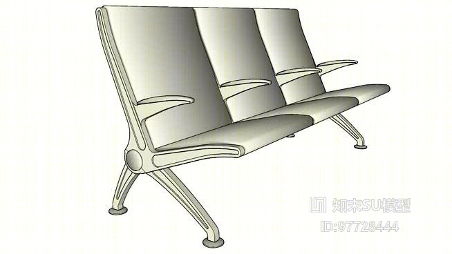 休闲椅SU模型下载【ID:97728444】