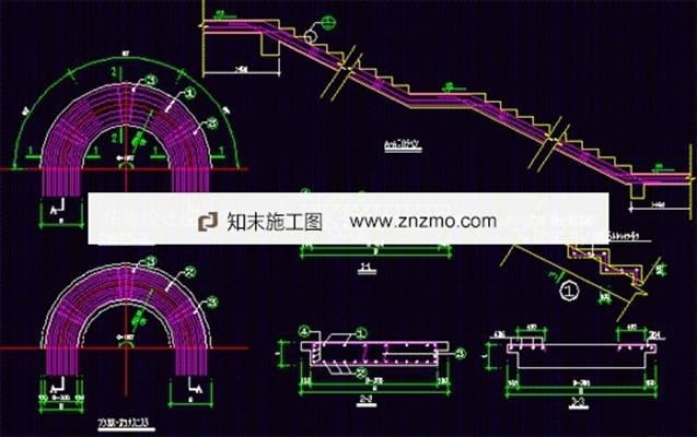 旋转楼梯大样图施工图下载