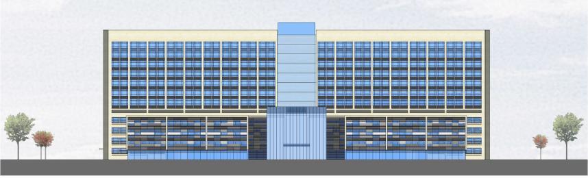 [安徽]高层现代风格综合性人民医院建筑设计方案文本施工图下载【ID:151583148】