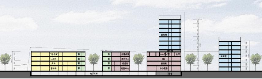 [安徽]高层现代风格综合性人民医院建筑设计方案文本施工图下载【ID:151583148】