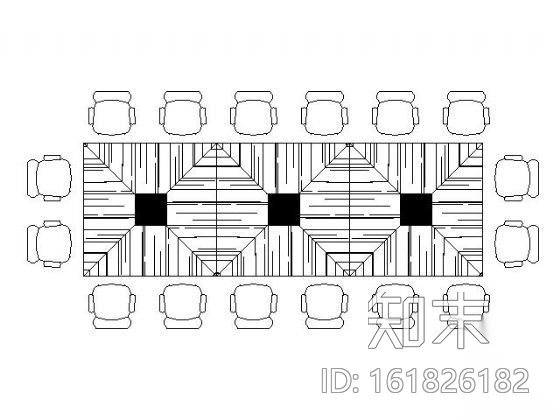 常用办公家具图块cad施工图下载【ID:161826182】