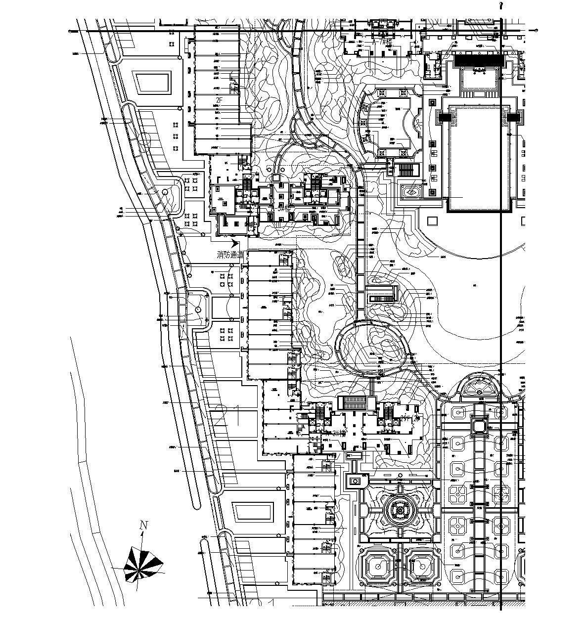 [浙江]绍兴绿城百合花园植物CAD施工图施工图下载【ID:161034148】