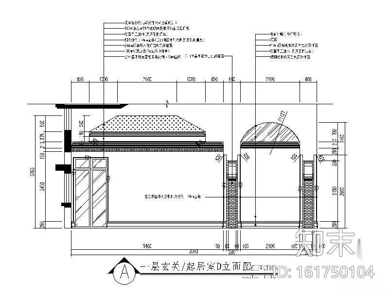 某三层欧式风格别墅装修施工图cad施工图下载【ID:161750104】